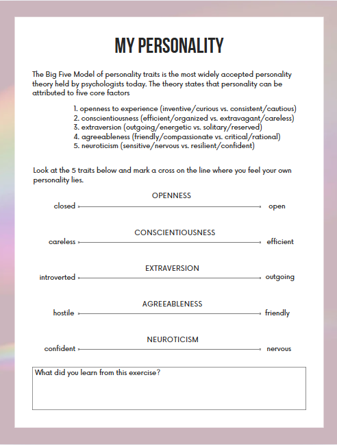Vision Board Workbook
