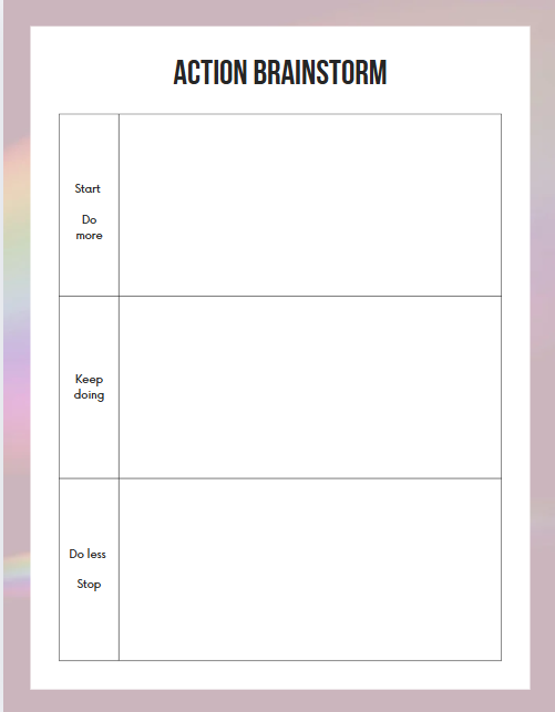 Vision Board Workbook